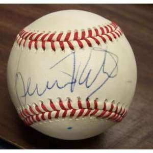  Bernadette Peters Autographed Baseball