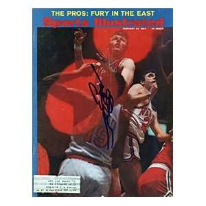 Billy Cunningham Autograph / Signed Sports Ilustrated   Feb. 24, 1969 