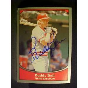 Buddy Bell Cincinnati Reds #74 1990 Baseball Legends Signed Baseball 