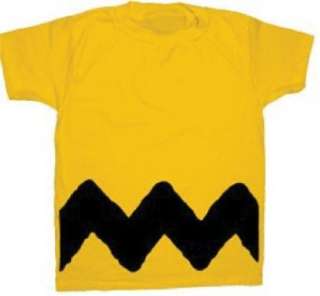  Peanuts Charlie Brown Zig Zag Stripe Shirt Clothing
