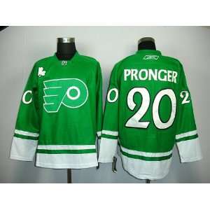 Chris Pronger Green Hockey Jersey Nhl Philadelphia Flyers X large