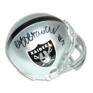 Cliff Branch Autographed Oakland Raiders Mini Helmet Inscribed 21