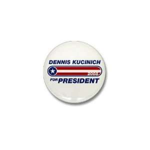  Dennis Kucinich for President Liberal Mini Button by 