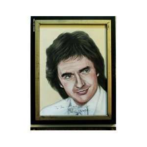 Signed Moore, Dudley Hand Painted Portrait Measures 1Ft. Wide By 1Ft 