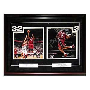 Dwyane Wade / Shaquille ONeill Autographed / Signed Miami Heat 
