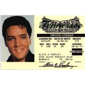 Elvis Presley Drivers License