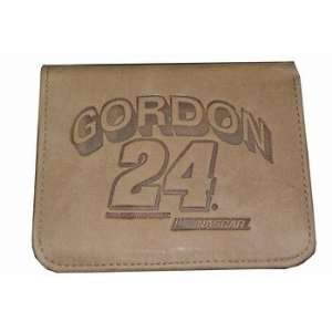  Jeff Gordon Brown Leather Mini Organizer Wallet Sports 
