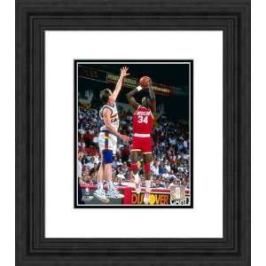  Framed Hakeem Olajuwon Houston Rockets Photograph Sports 