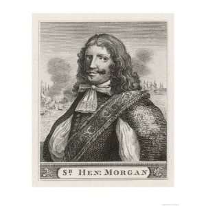 Sir Henry Morgan a Welsh Buccaneer in the English Service Carrying out 