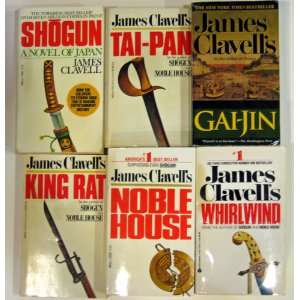  James Clavells Showgun, Tai Pan, Gai Jin, King Rat, Noble 