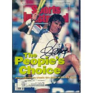 Jimmy Connors Autographed Signed Tennis U.S. Open Sports Illustrated 