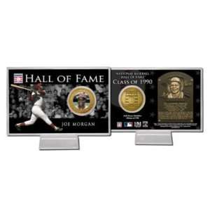  Joe Morgan Hall of Fame Coin Card 