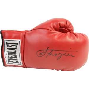 Joe Frazier Autographed Red Everlast Boxing Glove