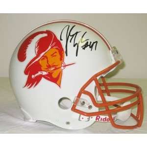  Autographed John Lynch Helmet   Authentic Sports 