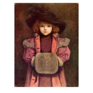 The muff (unfinished) by Kate Greenaway Giclee Poster Print by William 