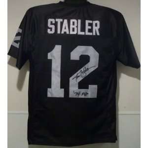 Ken Stabler Autographed Jersey   w 74 MVP