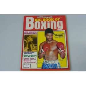 Leon Spinks Signed Authentic Book Of Boxing Mag Jsa