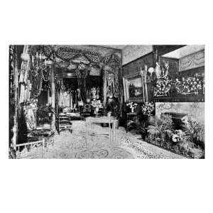  Luxurious New York interior from the 1890s Premium Giclee 
