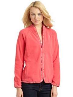 Lilly Pulitzer   Brushed Fleece Jacket/Punch Pink