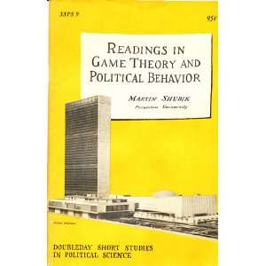   Doubleday Short Studies in Political Science) Martin Shubik Books