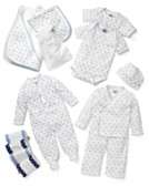    Noa Lily Infant Boys Stars 12 Piece Gift Set   Sizes 