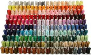 200 CONES POLYESTER EMBROIDERY MACHINE THREAD SET *NEW*  