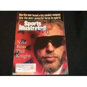 NIKE Phil Knight Signed 1993 Sports Illustrated JSA Q   Sports 