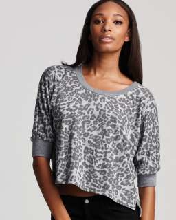 Splendid Leopard Print Pullover   Tees & Sweatshirts   Sale   Womens 