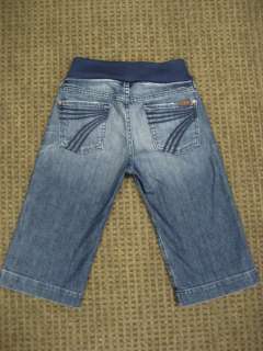 Seven 7 For All Mankind Maternity Jeans Dojo Stretch Crop Nakita Size 