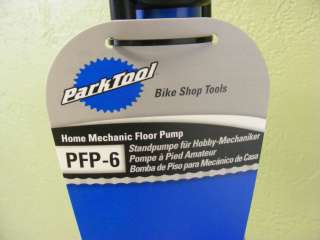 Park PFP 6 Bicycle Tools Home Mechanic Bike Floor Pump  