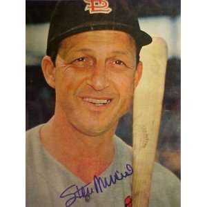 Stan Musial St. Louis Cardinals Autographed 11 x 14 Professionally 