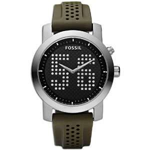 Fossil BIG TIC RUBBER BAND 50M Mens Watch BG2220 NEW   