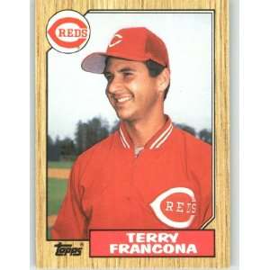  1987 Topps Traded #34T Terry Francona   Cincinnati Reds 