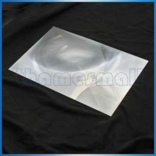 XL MAGNIFIER FRESNEL LENS FULL PAGE MAGNIFYING SHEET  