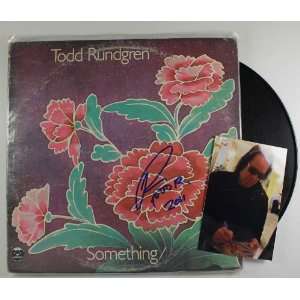 Todd Rundgren Autographed Something Record Album