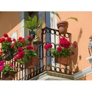 Balcony Detail, Corso Umberto 1, Taormina, Sicily, Italy 