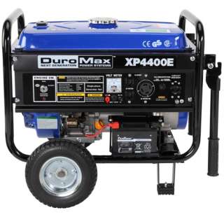 Duromax Portable Gas Powered Electric Start Generator   XP4400E