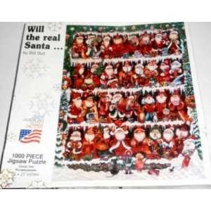  Will the real Santaby Bill Bell 1000 piece Jigsaw 
