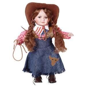  LUCILLE 12 Porcelain Country Doll By Golden Keepsakes 