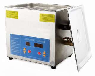 2L PROFESSIONAL INDUSTRIAL STEEL DIGITAL ULTRASONIC CLEANER Timer with 