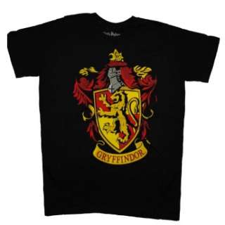Harry Potter Hogwarts School Gryffindor Crest T Shirt Tee Brand New 