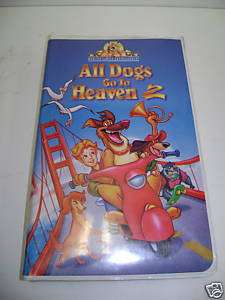 MGM/UA ALL DOGS GO TO HEAVEN 2 VHS TAPE 1996 027616554130  