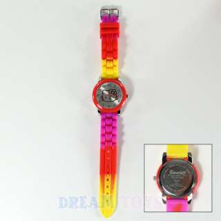 Sanrio Hello Kitty Tye Dye Gel Band Wrist Watch  