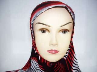 piece Slip on Al Amira Hijab Head Scarf Floral  