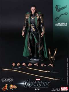 HotToys Hot toys Movie Masterpiece Marvel The Avengers Loki 1/6 Figure 