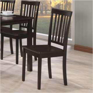 Wildon Home Edmonson Side Chair in Cappuccino Set of 2 103192  