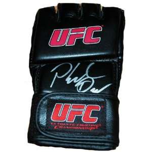  Phil Davis Autographed UFC Glove Sports Collectibles