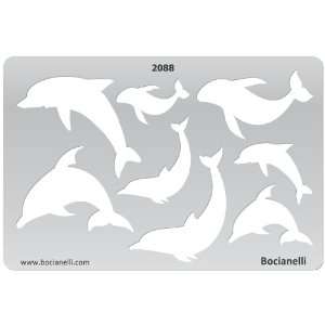   Template Stencil   Dolphins, Sea Creatures, Fish