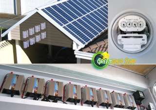 1600 Watt Grid Tie Inverter 4 Solar Panel Wind Turbine  