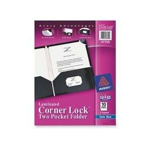 com Avery Consumer Products Products   Two Pocket Folder, Corner Tabs 